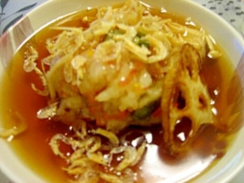 蓮根のあんかけ団子